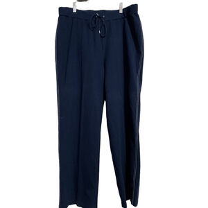 EUC Jones New York Navy Track Pants & Joggers with White Stitching Women’s 1X